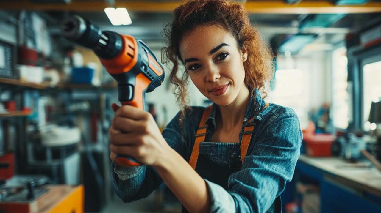 ¿Qué taladro elegir para una mujer? Claves para seleccionar modelos ligeros con sistema anti-vibración